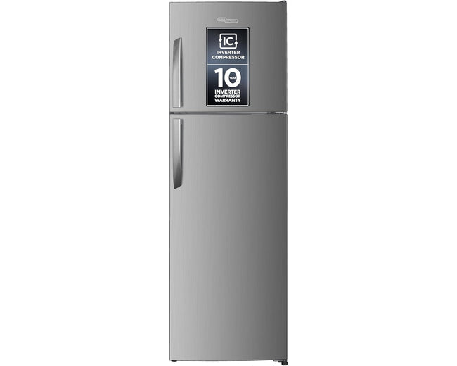 Super General SGR410AN 410L Top Mount Refrigerator Inox – front view