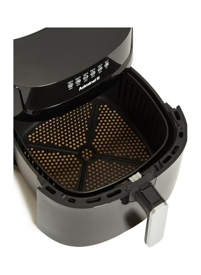 Air Fryer Frying Rack 6.5L Frying Basket 6.0L Frying Pot 7.2L Touch Panel With Preset 8 Program 120V 50-60Hz 6.5 L 1800 W ADAF65BLT Black