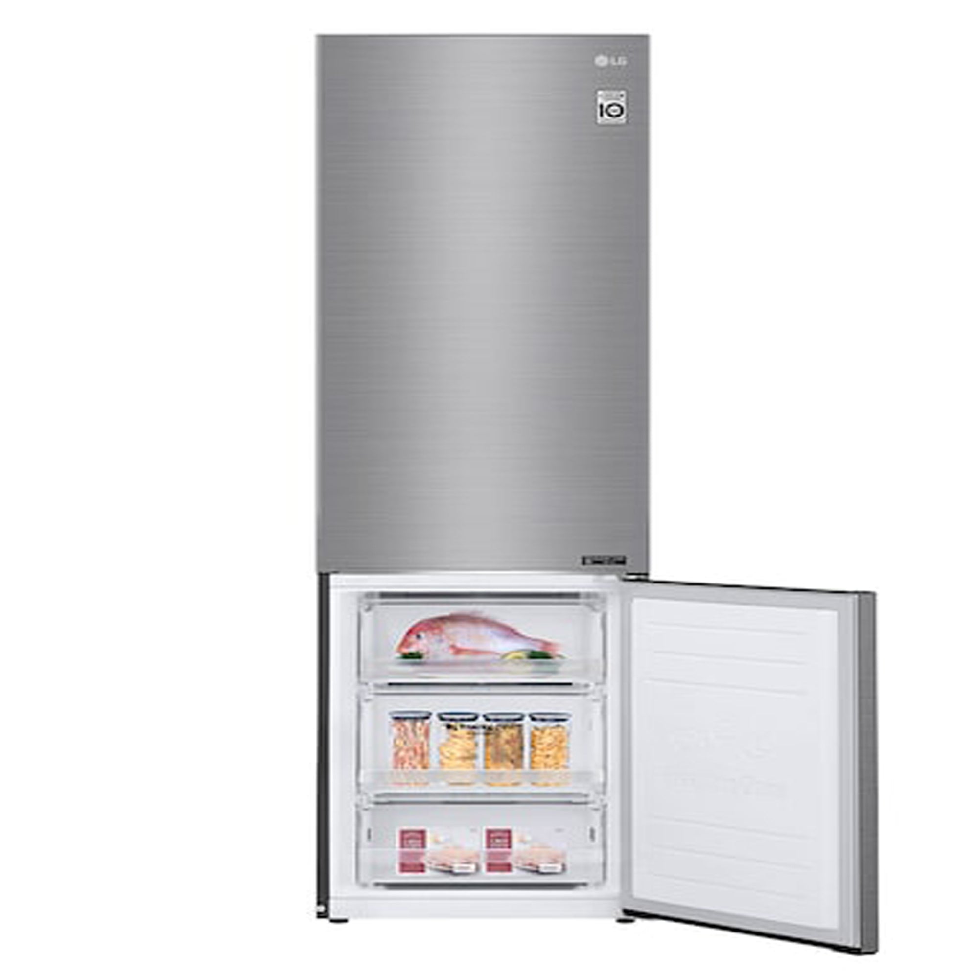 LG 384 Liter Bottom Freezer Refrigerator – No Frost Inverter Compressor DoorCooling+ Multi Air Flow GBB62PZGFN