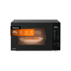 Panasonic NN-ST34NB 25L Solo Microwave Oven – 900W, 5 Power Levels, Auto Cook & Defrost