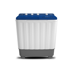 Hitachi 10kg Twin Tub Washing Machine with 8kg Spin Capacity, 1350 RPM, Air Jet Dry & Zen Wave Impeller – LTT H0JWT PFB, Pacific Blue