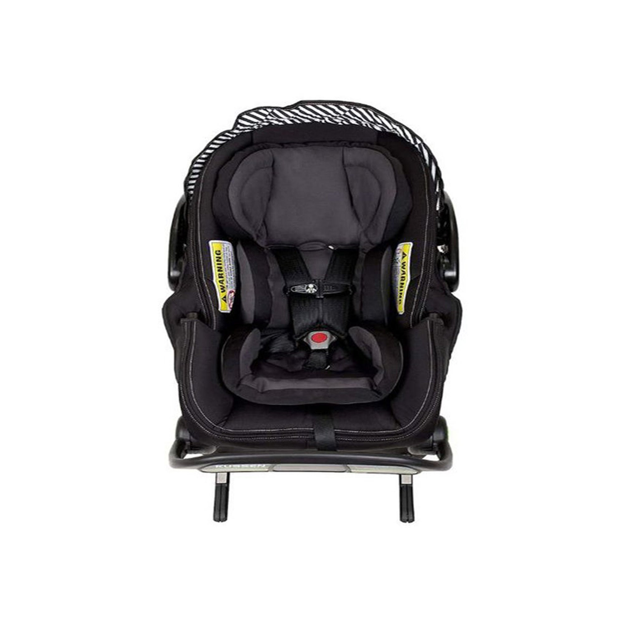 Kussen Infant Car Seat – Adjustable 5-Point Harness Side Impact Protection Mystic Black KS58015 (Mystic Black)