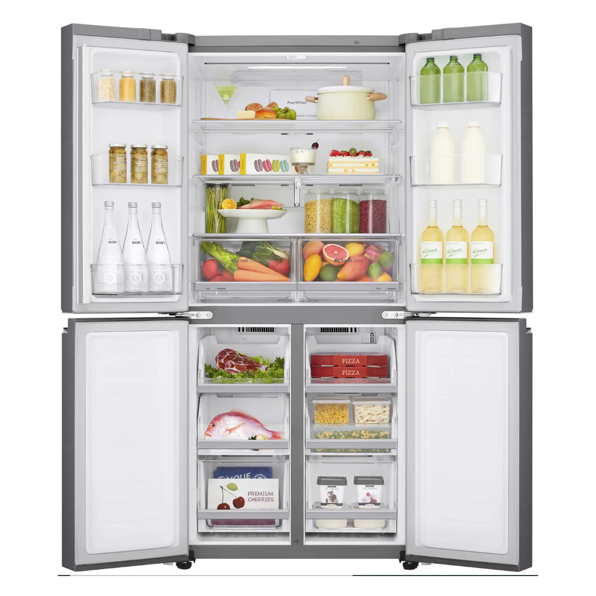LG French Door Refrigerator 529 L – Nature FRESH LINEARCooling Hygiene Fresh GR-B29FTLPL