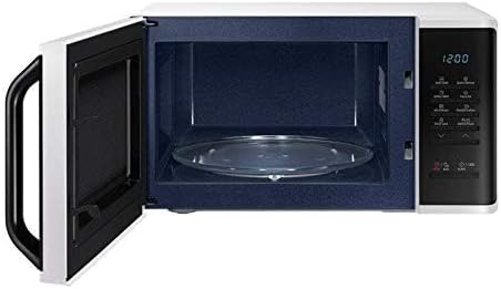 Samsung Solo Microwave with Quick Defrost, 23L, White, Ceramic Inside, MS23K3513AW/SG