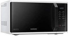 Samsung Solo Microwave with Quick Defrost, 23L, White, Ceramic Inside, MS23K3513AW/SG