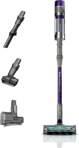 Shark PowerDetect Cordless Vacuum Cleaner, DuoClean Detect, Grey IP1251UKT | Reverse Clean, Anti Hair Wrap Plus, Lightweight, 70 Min Runtime, Pet, Crevice & Multi-Surface Tools, Flexible, Handheld Mode
