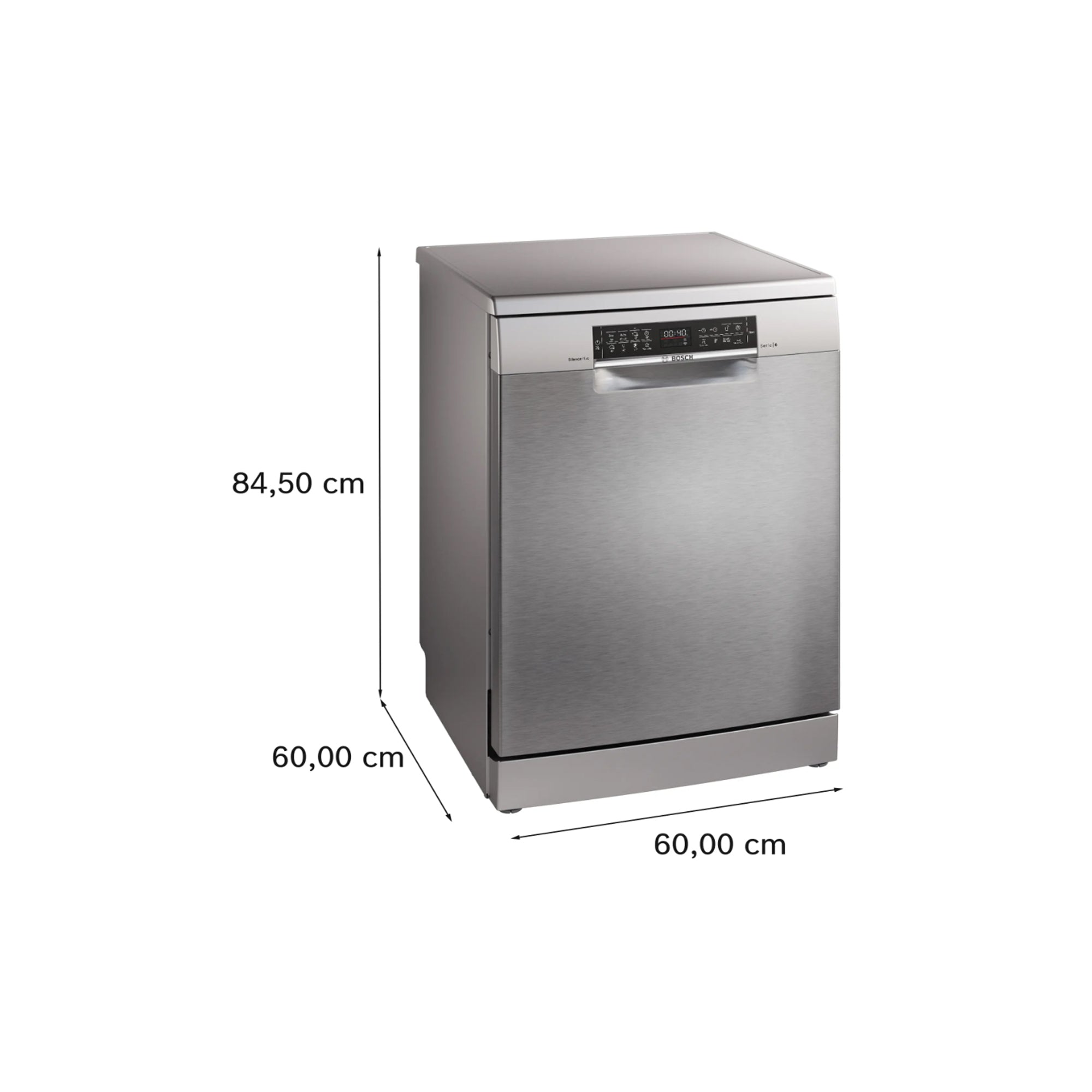 Bosch Series 6 Freestanding Dishwasher 60cm 13 Place Settings SMS6ECI38M