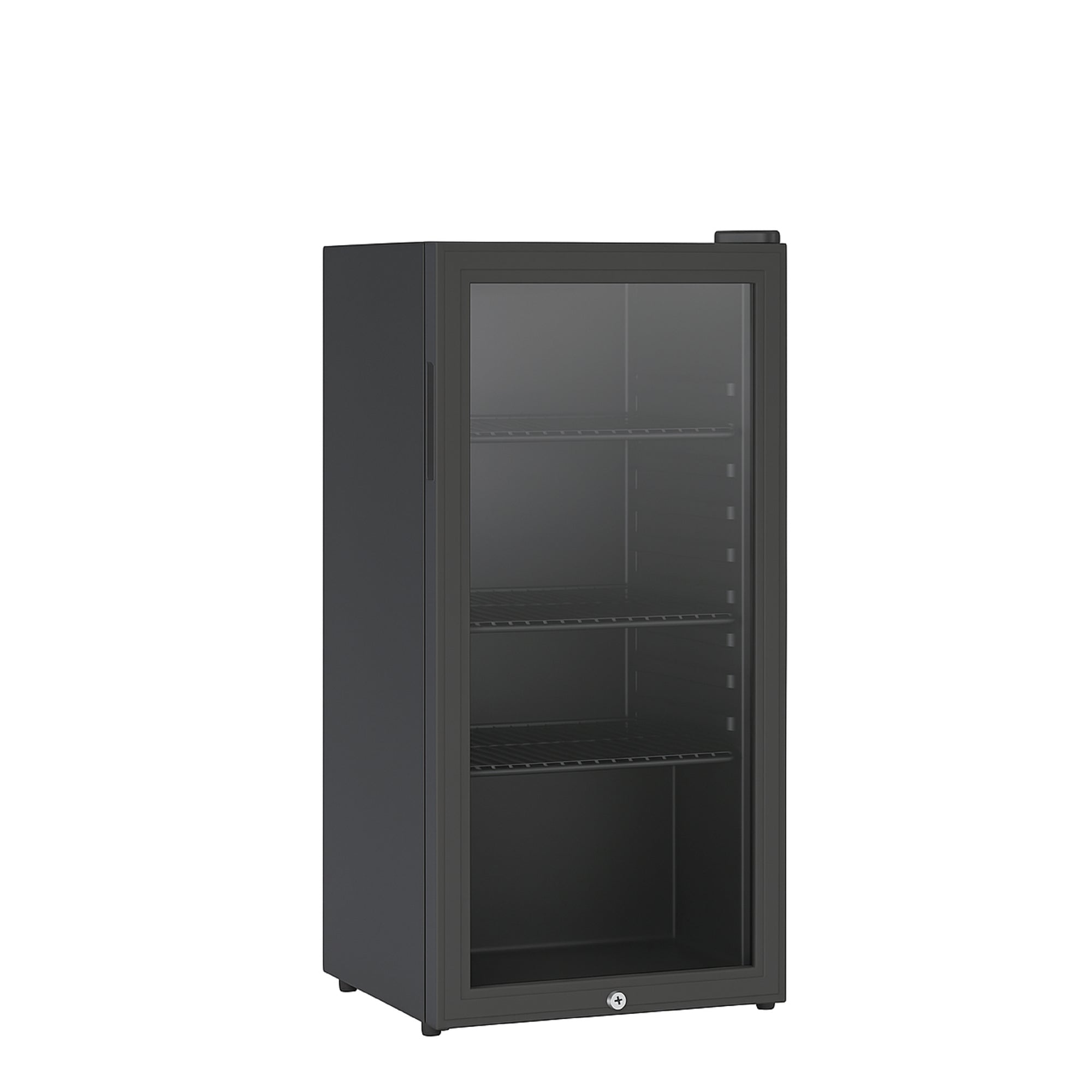 Star Track 110L Beverage Cooler with Glass Door LED Light & Adjustable Shelves ST-BC110-BD (Black)