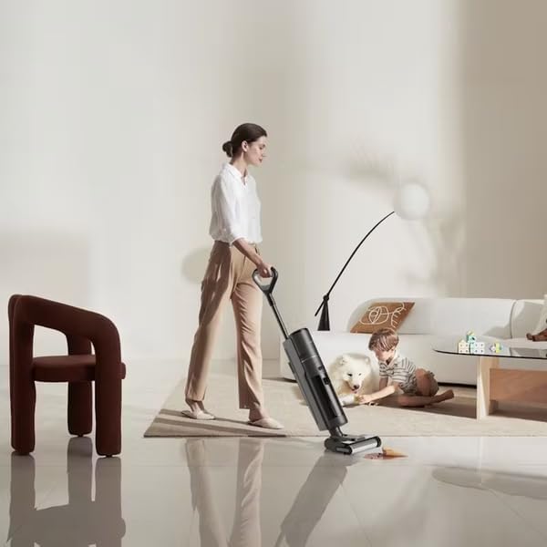 Dreame H12S AE Cordless Wet Dry Vacuum Cleaner, All-in-One Floor Washer with Self-Cleaning, Enhanced Edge Cleaning, Smart Dirt Detection, LED Screen Display, Ideal for Sticky Messes and Pet Hair