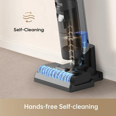 Dreame H12S AE Cordless Wet Dry Vacuum Cleaner, All-in-One Floor Washer with Self-Cleaning, Enhanced Edge Cleaning, Smart Dirt Detection, LED Screen Display, Ideal for Sticky Messes and Pet Hair