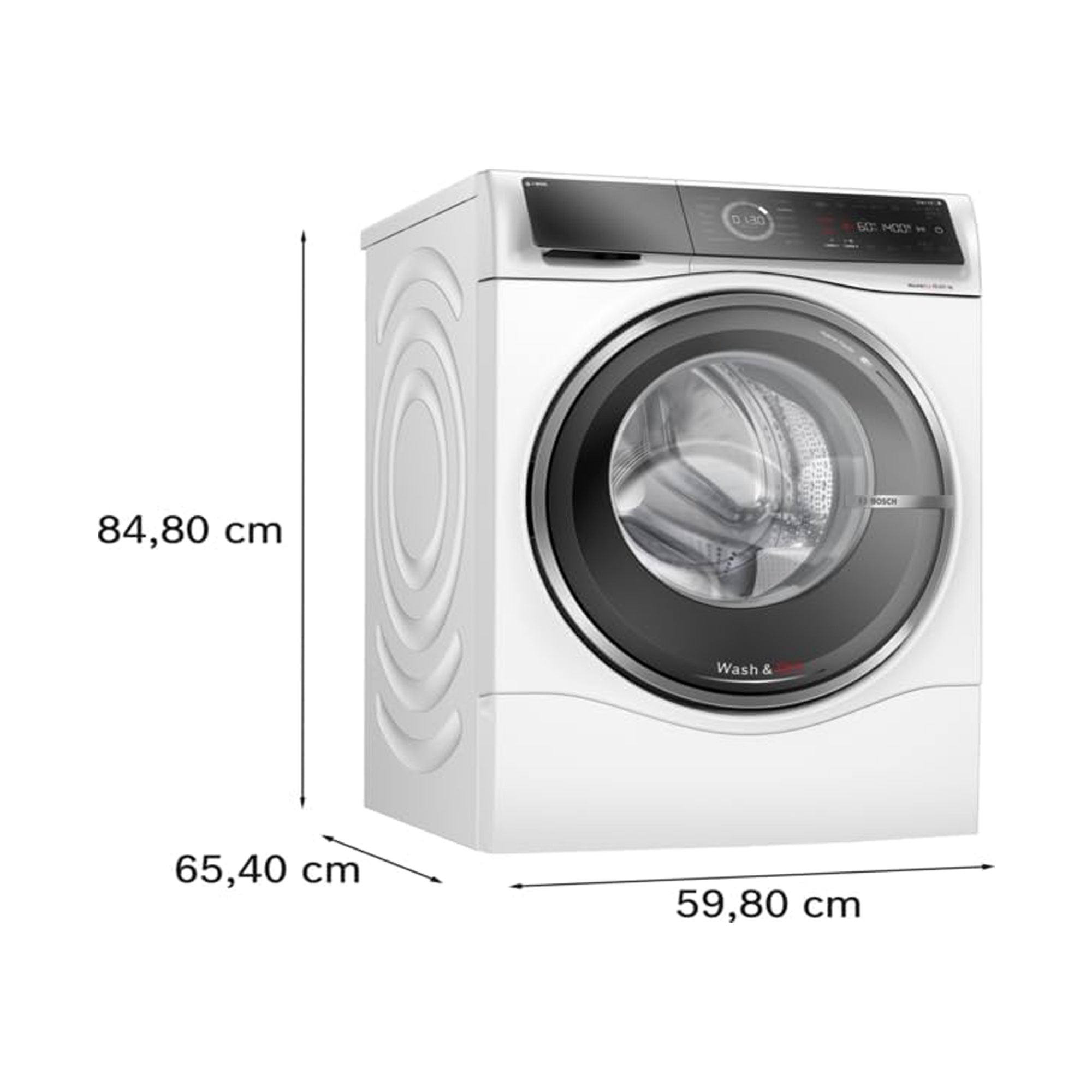 Bosch Front Load Washer Dryer Combo 10 /6 kg – EcoSilence Drive SpeedPerfect & Steam Care WNC254A0GC