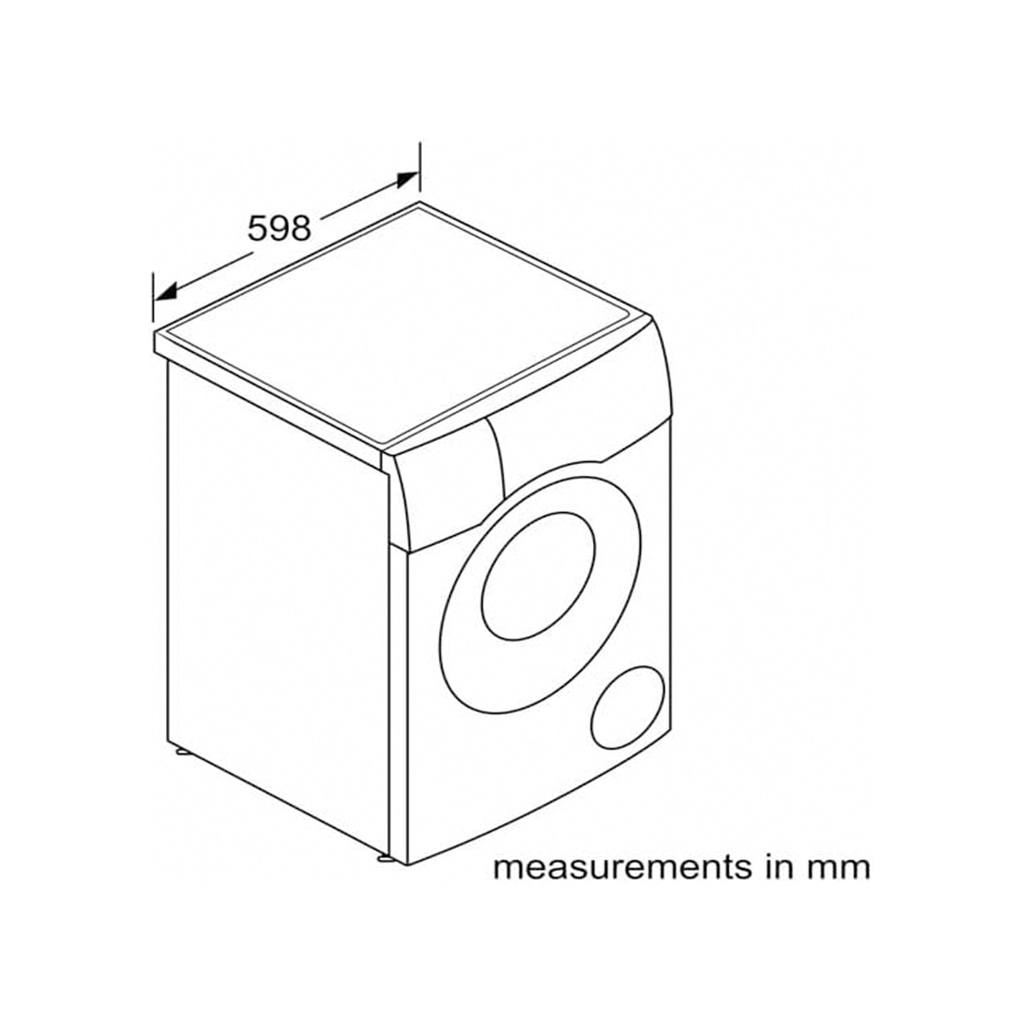 Bosch Front Load Washer Dryer Combo 10 /6 kg – EcoSilence Drive SpeedPerfect & Steam Care WNC254A0GC