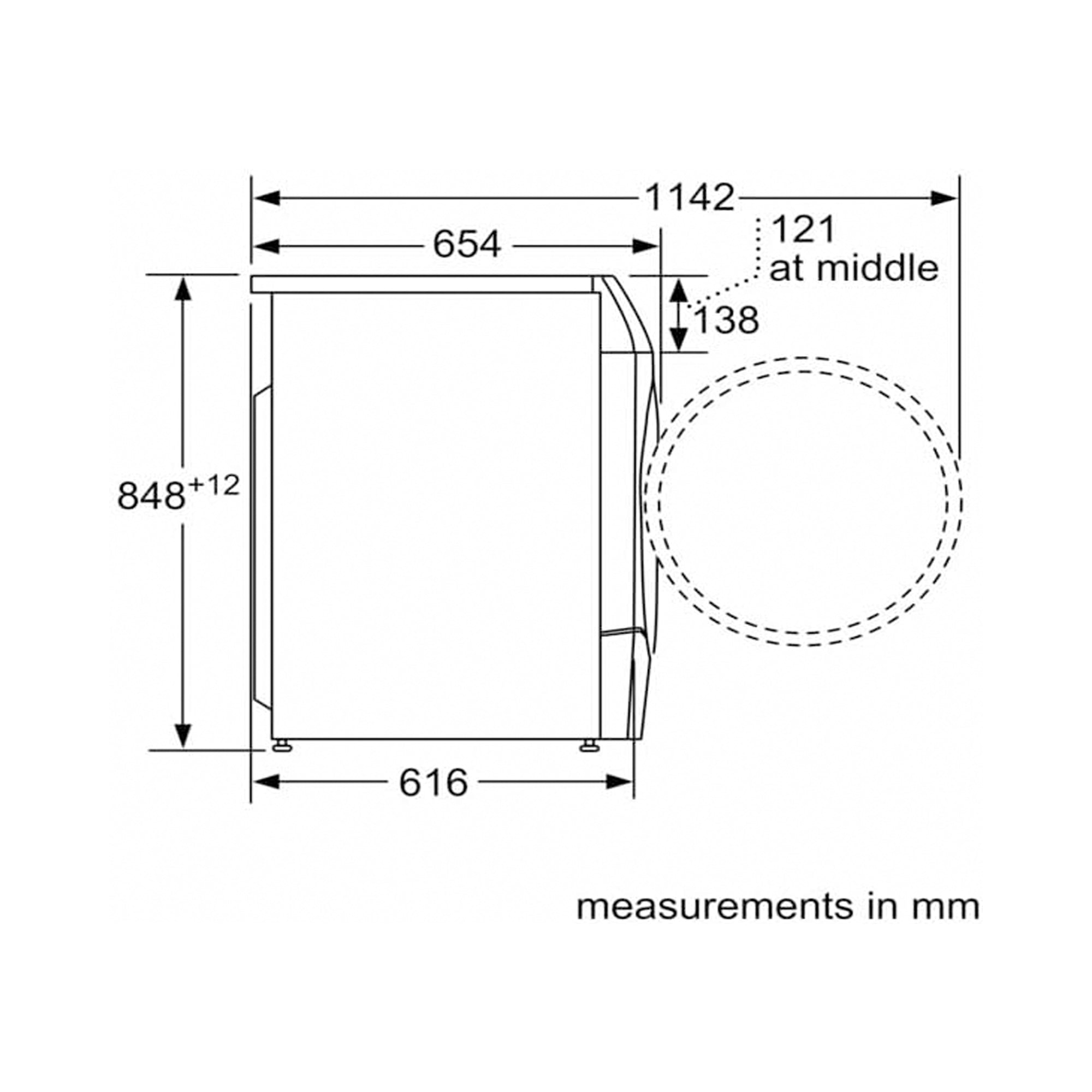 Bosch Front Load Washer Dryer Combo 10 /6 kg – EcoSilence Drive SpeedPerfect & Steam Care WNC254A0GC