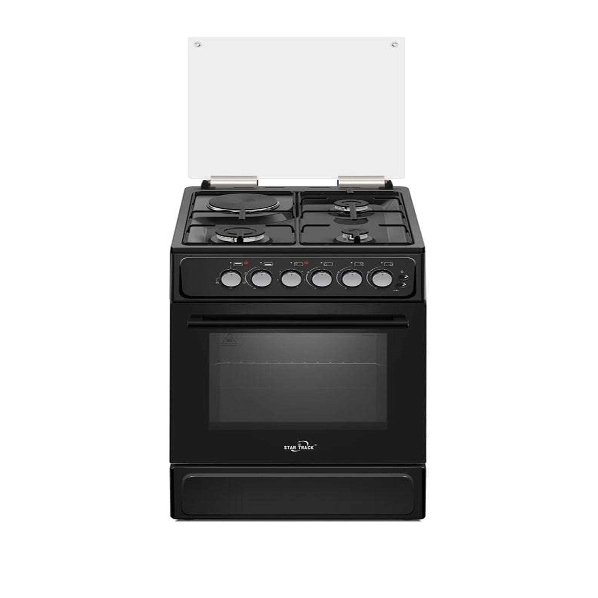 Star Track Freestanding Gas Cooker 50x60cm 3 Burners Full Safety Rotisserie Auto Ignition SG-KL5060-SB