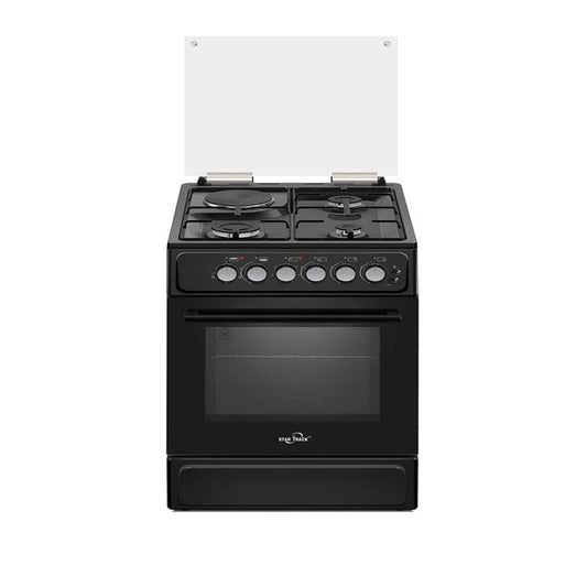 Star Track Freestanding Gas Cooker 50x60cm 3 Burners Full Safety Rotisserie Auto Ignition SG-KL5060-SB
