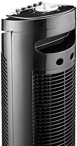 Black & Decker 50W Tower Fan 3 Speeds Low/Medium/High 65, Wide Oscillation Adjustable Portable/Travel Friendly Design with 120 min Timer, For The Perfect Temperature TF50-B5