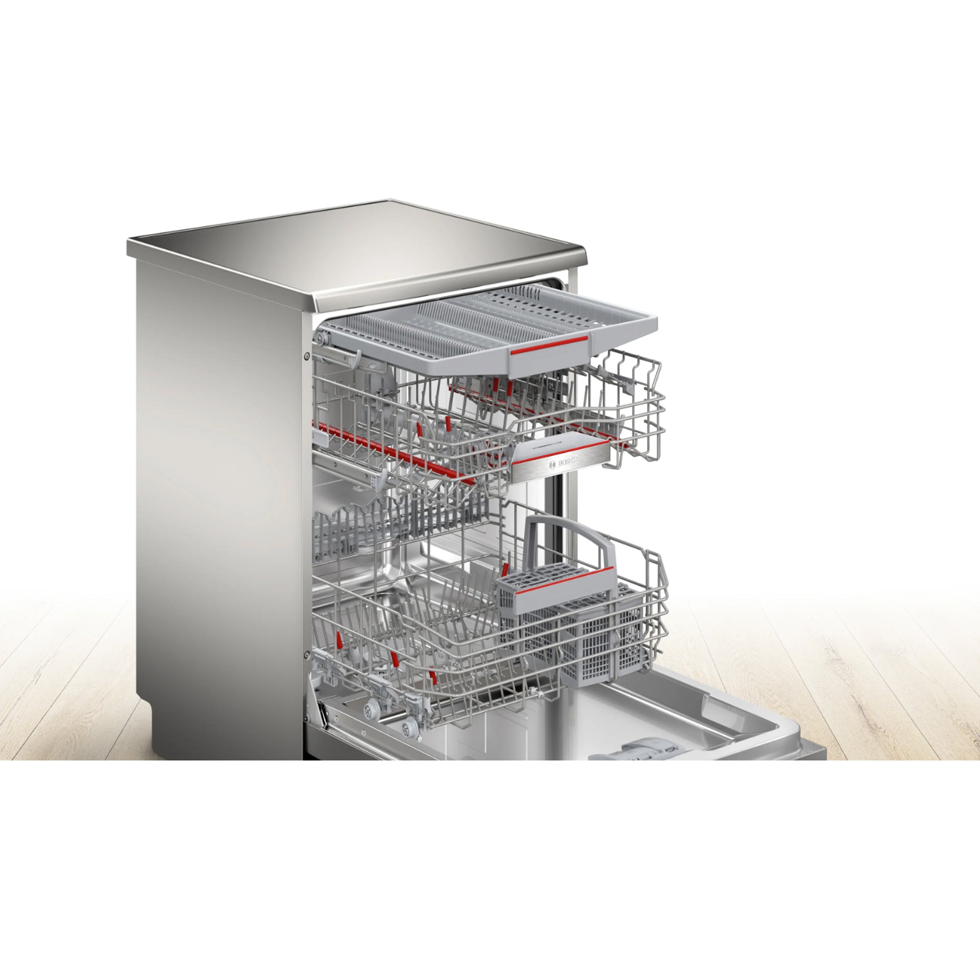 Bosch Series 6 Freestanding Dishwasher 60cm 13 Place Settings SMS6ECI38M