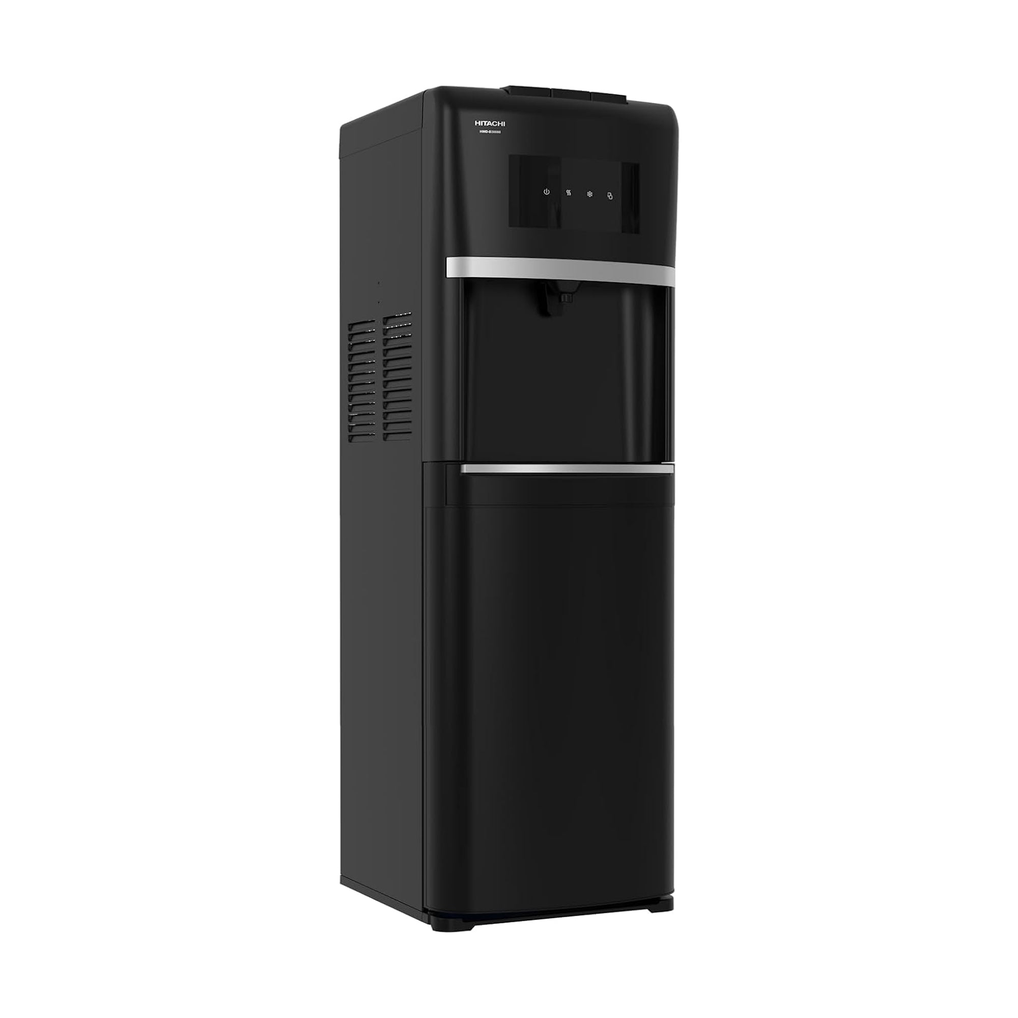 Hitachi Bottom Load Water Dispenser – Hot Cold & Ambient Child Lock Floor Standing HWDB30000 (Black)