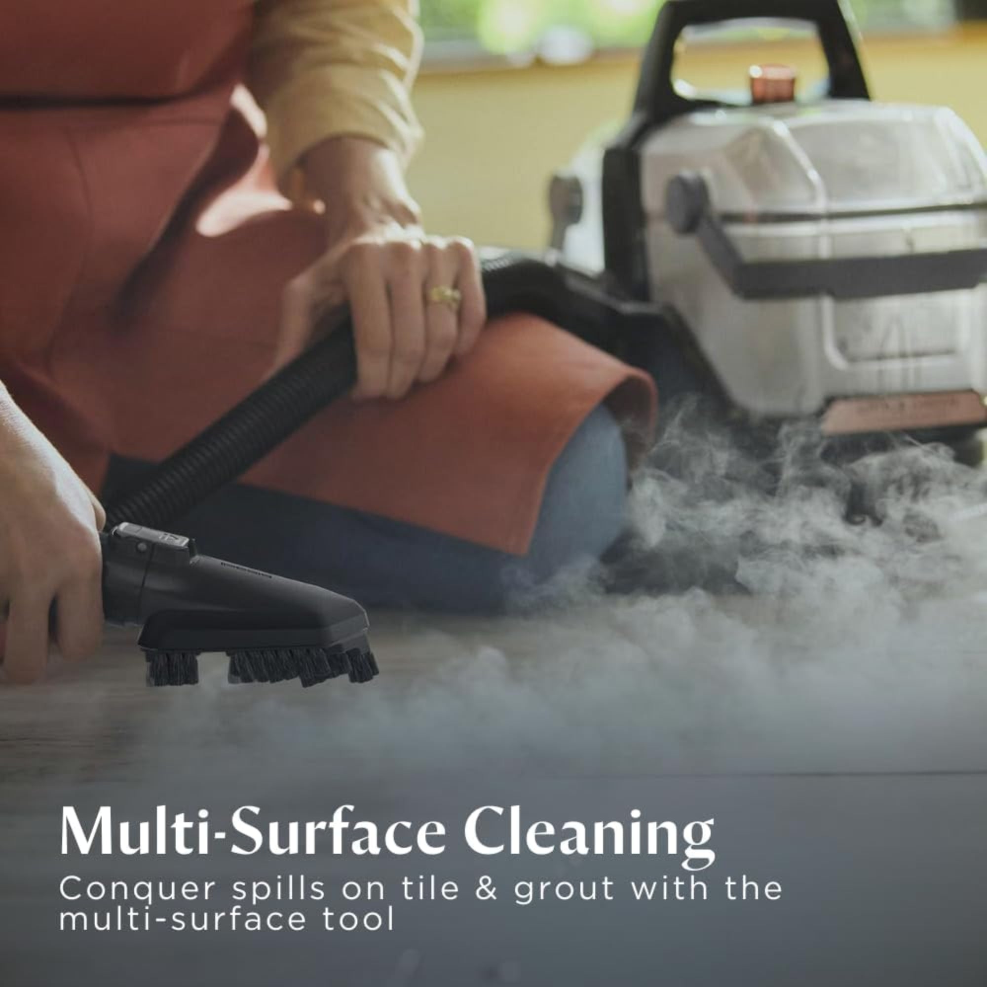 BISSELL SpotClean HydroSteam Portable Deep Cleaner HydroSteam Technology 17000Pa Suction 3 Cleaning Modes 3700E