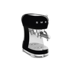 Smeg 50's Retro Style Espresso Coffee Machine Professional Pressure Adjustable Cappuccino System Anti-Drip ECF02CRUK