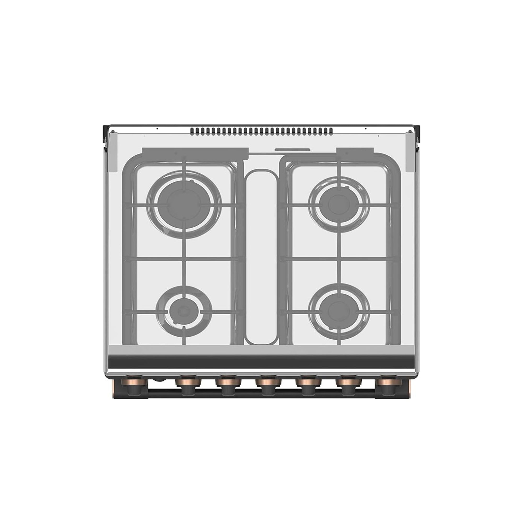 Toshiba 60x60cm Gas Cooking Range 4 Burners Gas Oven Rapid Heating TBA24BMG4G089KS (Stainless Steel)