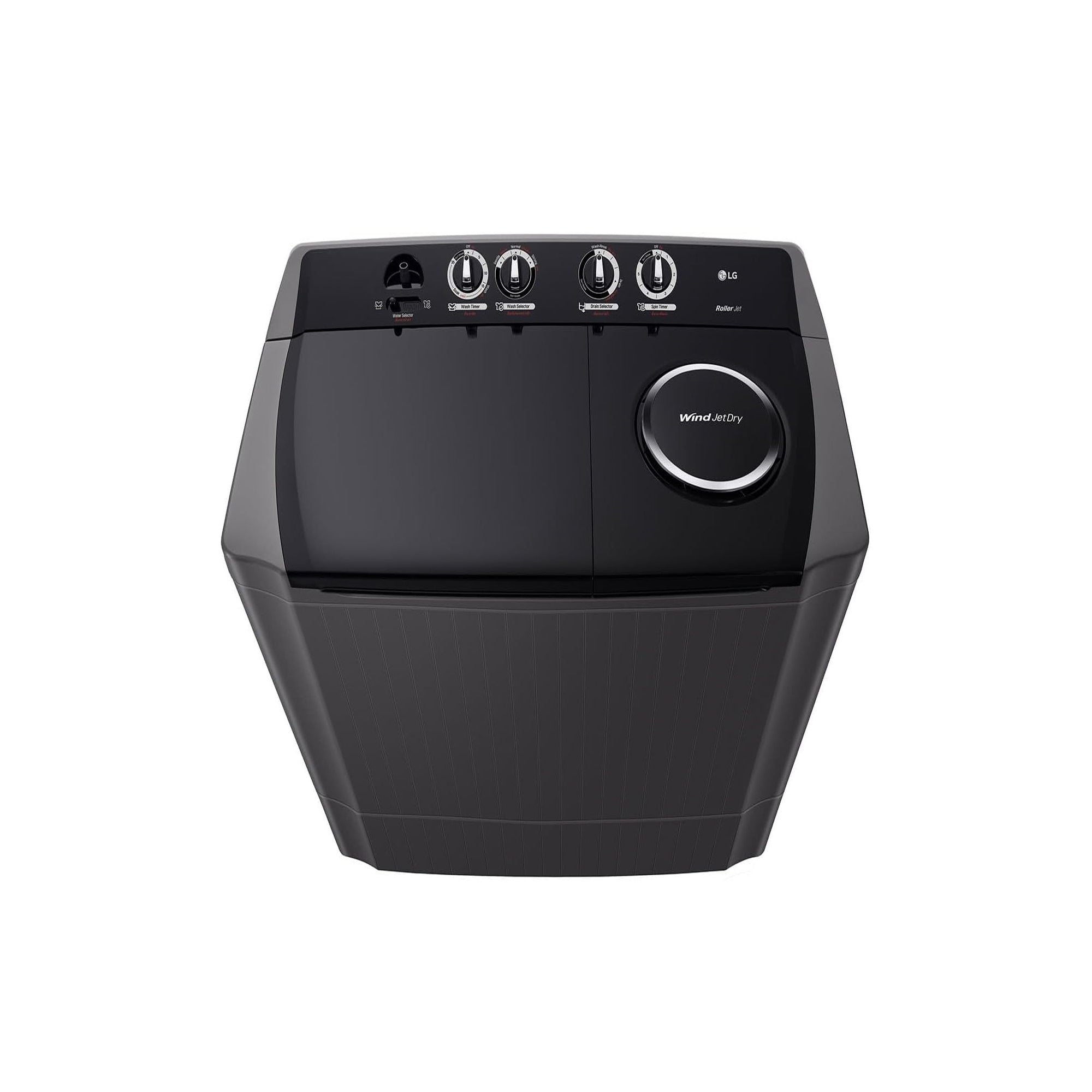 LG Twin Tub Washing Machine 14KG – Wind Jet Dry Roller Jet Pulsator 3 Wash Programs P2061NT