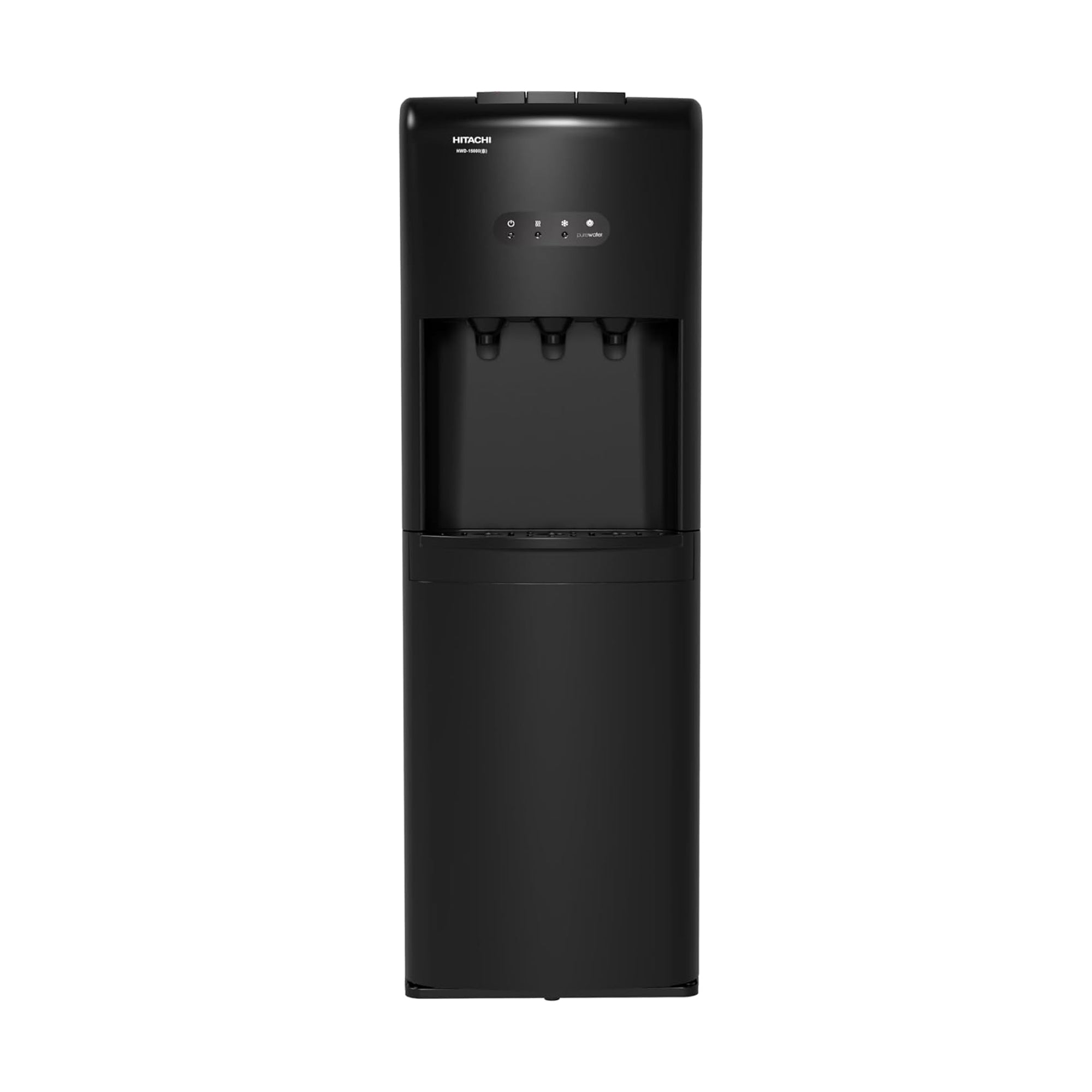 Hitachi Top Load Water Dispenser – Hot Cold Ambient Compressor Cooling Child Lock HWD15000B (Black)