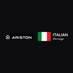 Ariston Built In 60cm Oven Gas & Electric Combination, Mechanical and Electronic Controls, Conventional Functions, Inox, GS33Y430IXA