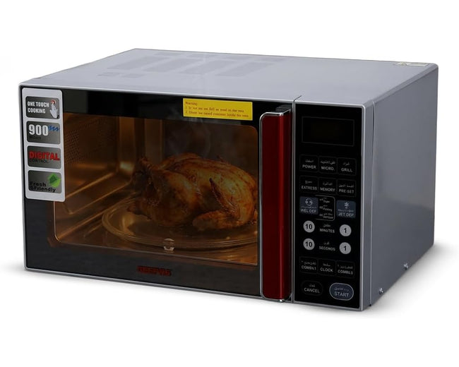 Geepas GMO1876 27L Digital Microwave Oven, 900W, Child Lock