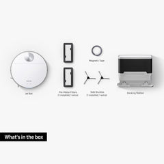 Samsung Jet Bot Robot Vacuum Cleaner – 60W Suction LiDAR Navigation Smart Control VR30T80313W (White)