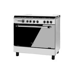 Super General 90×60 cm Freestanding Gas Cooker with 5 Burners – Gas Oven Grill & Rotisserie SGC901FS