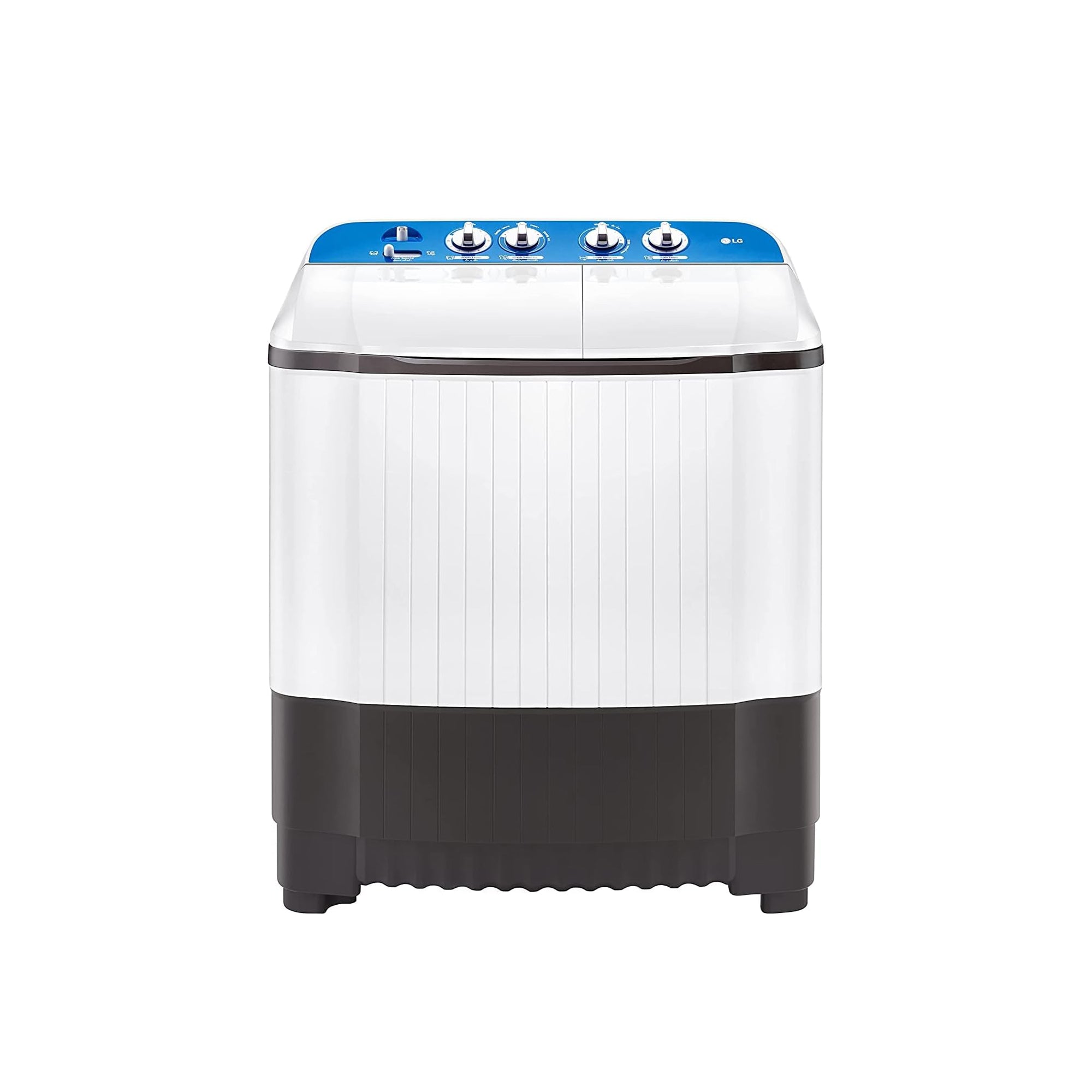 LG 8/6 kg Twin Tub Washing Machine Semi Automatic Powerful Wash Air Dry Plastic Body P961RON5L (White)