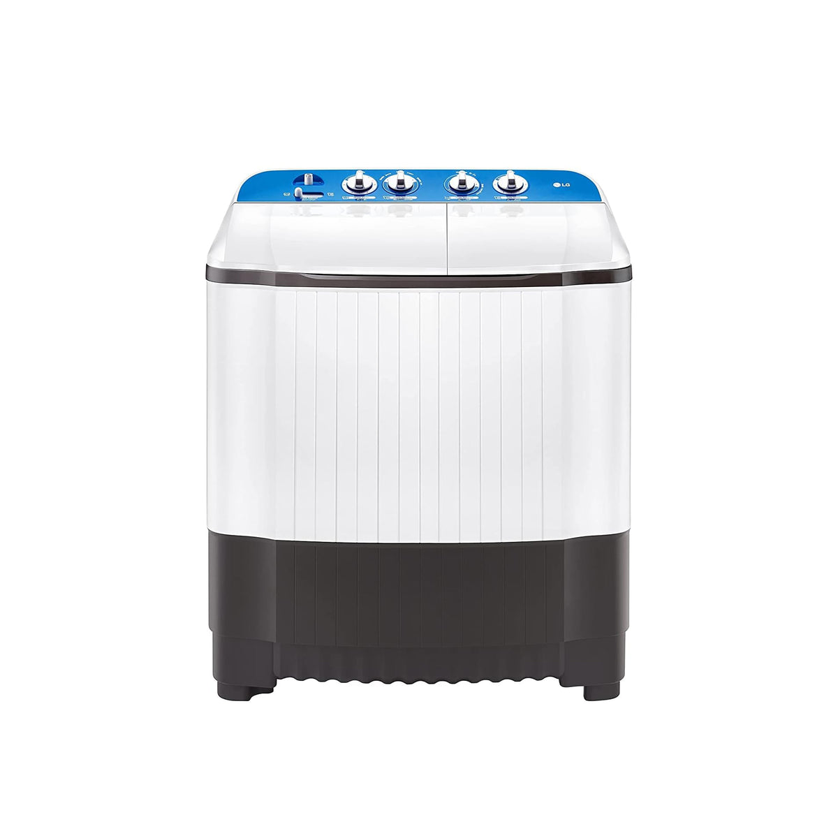 LG 8/6 kg Twin Tub Washing Machine Semi Automatic Powerful Wash Air Dry Plastic Body P961RON5L (White)