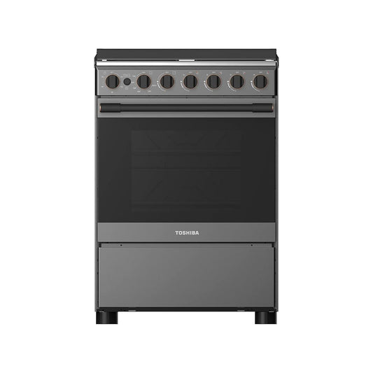 Toshiba 60x60cm Gas Cooking Range 4 Burners Gas Oven Rapid Heating TBA24BMG4G089KS (Stainless Steel)