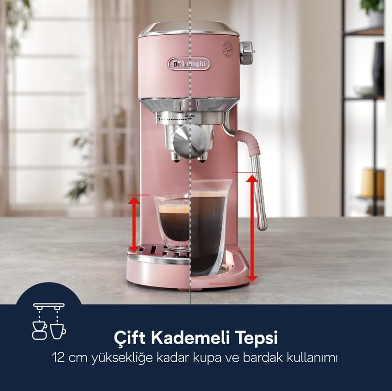 De'Longhi Dedica Duo Manual Espresso Coffee Machine EC890.PK