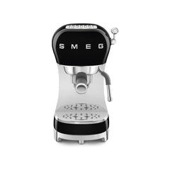 Smeg 50's Retro Style Espresso Coffee Machine Professional Pressure Adjustable Cappuccino System Anti-Drip ECF02CRUK