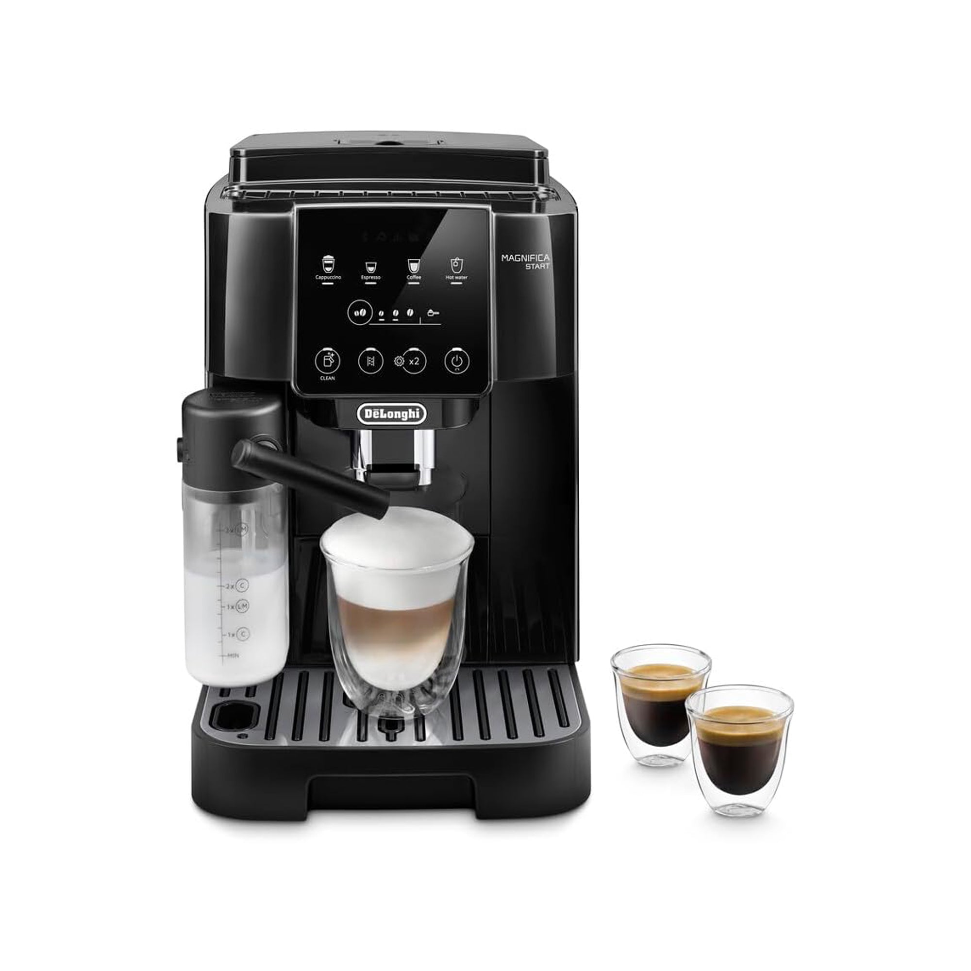 De'Longhi Magnifica Start Automatic Coffee Machine – Built-in Grinder LatteCrema System One-Touch Recipes ECAM220.60.B