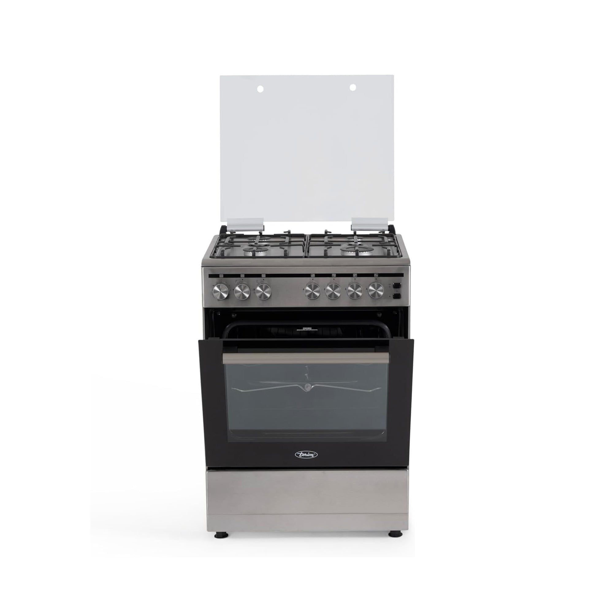 Terim 60X60cm Freestanding Gas Cooker 4 Burners TERGC66ST (Stainless Steel)