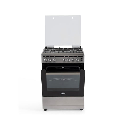 Terim 60X60cm Freestanding Gas Cooker 4 Burners TERGC66ST (Stainless Steel)