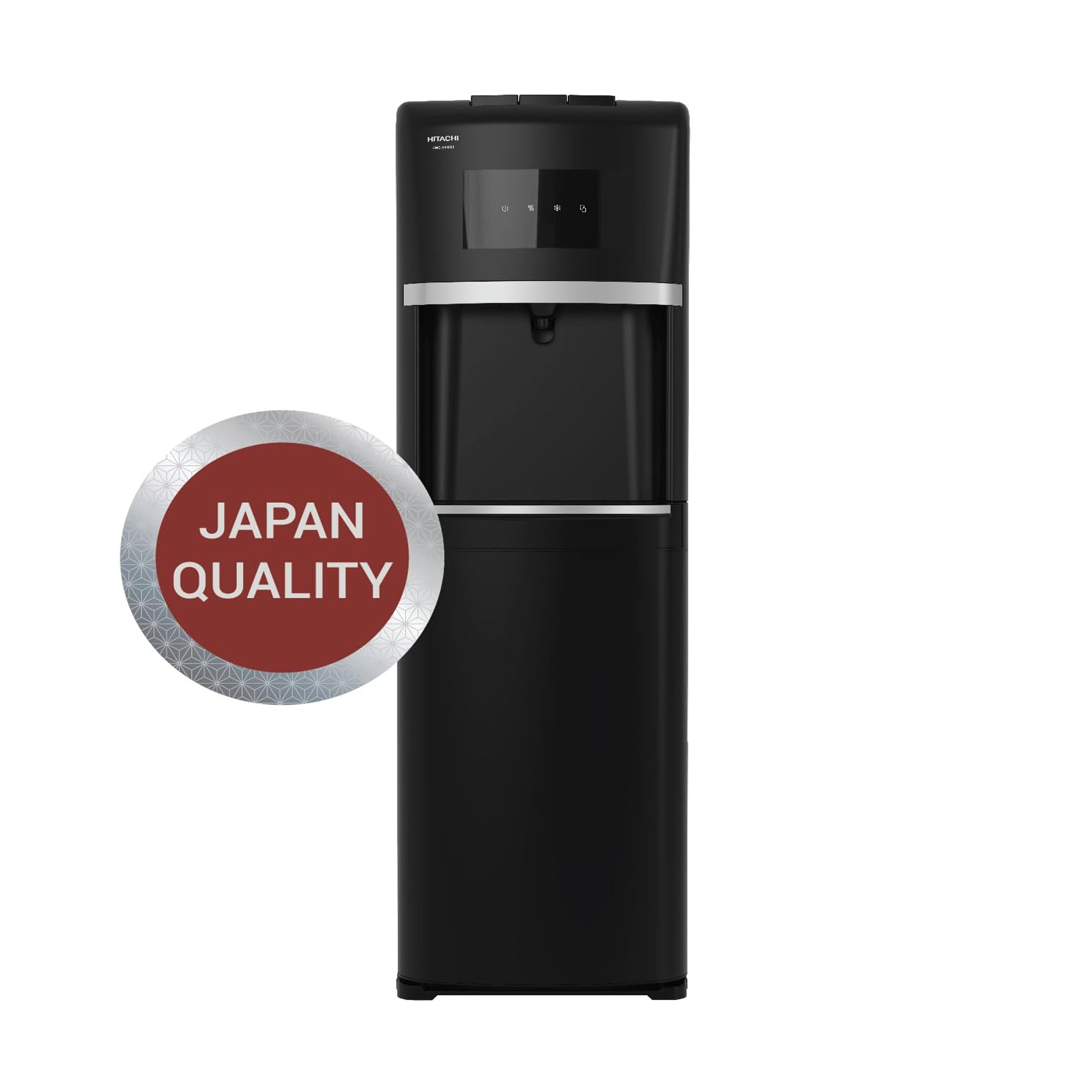 Hitachi Top Load Water Dispenser – Hot Cold Ambient Compressor Cooling Child Lock HWD15000B (Black)