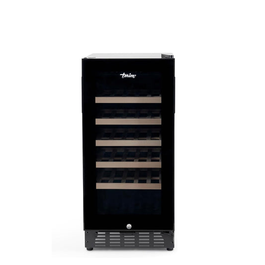 Terim Beverage Cooler 90L 25 Bottle Capacity Touch Control LED Display Glass Door TERBC30SZ (Black)