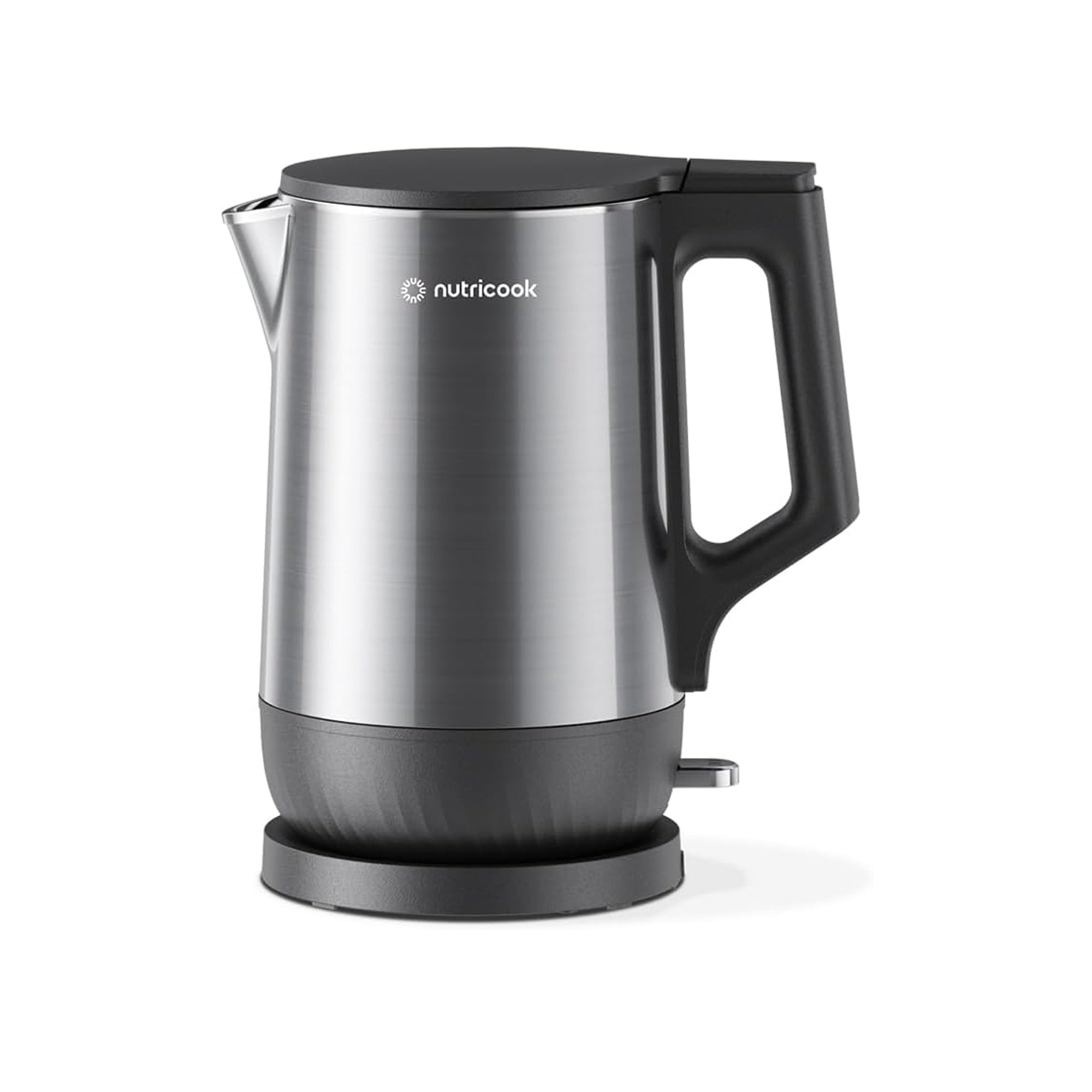 Nutricook Stainless Steel Electric Kettle 1.7L 1800W U-Shaped Heating Surgical Grade Steel Fast Boil NC-USK501