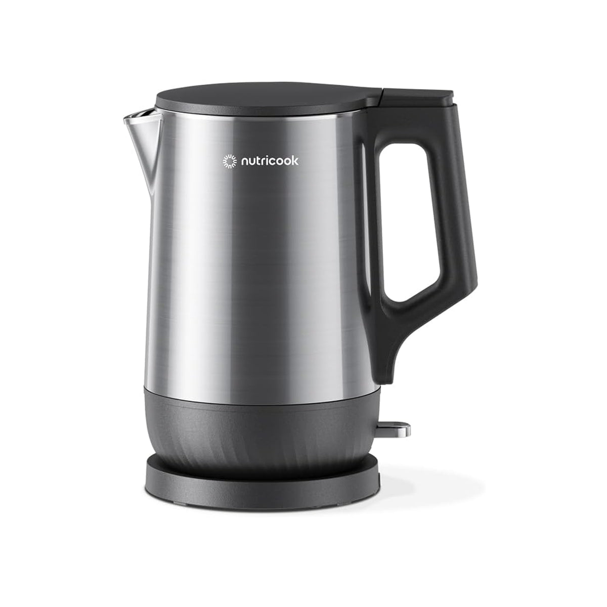 Nutricook Stainless Steel Electric Kettle 1.7L 1800W U-Shaped Heating Surgical Grade Steel Fast Boil NC-USK501