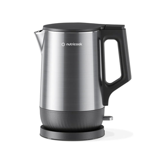 Nutricook Stainless Steel Electric Kettle 1.7L 1800W U-Shaped Heating Surgical Grade Steel Fast Boil NC-USK501