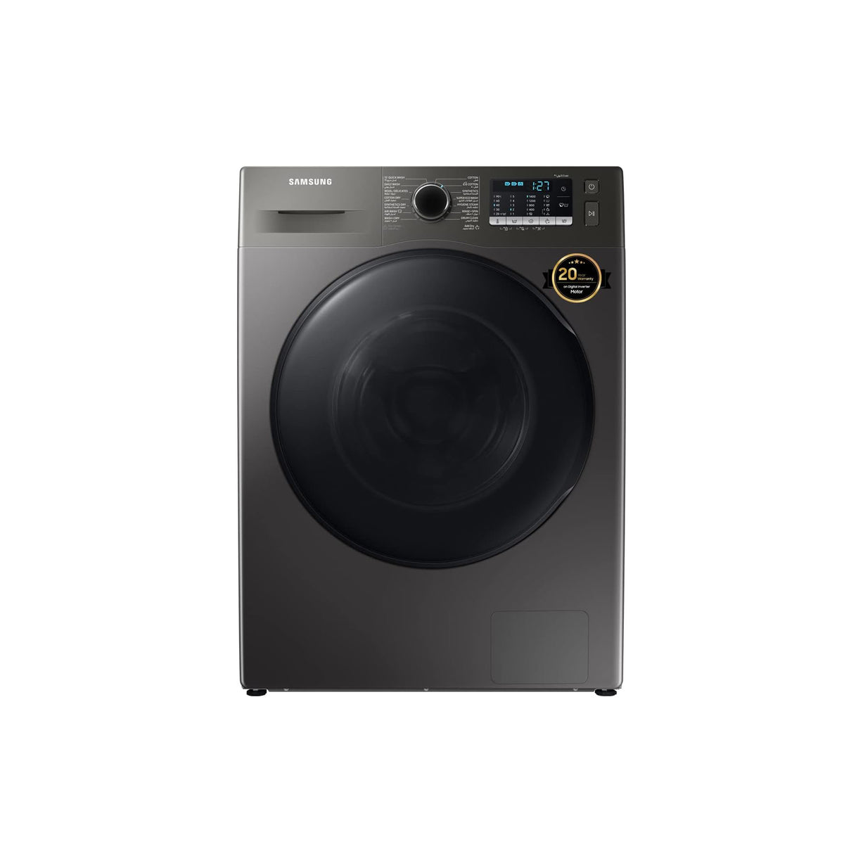 Samsung 8 kg Washer Dryer Combo – EcoBubble Air Wash Hygiene Steam & Bubble Soak WD80TA046BX/GU