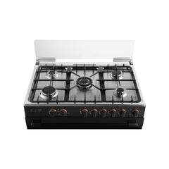 Toshiba 90 × 60 cm Freestanding Gas Cooking Range 5 Burners TBA-36LMG5G089KS – Gas Oven & Grill