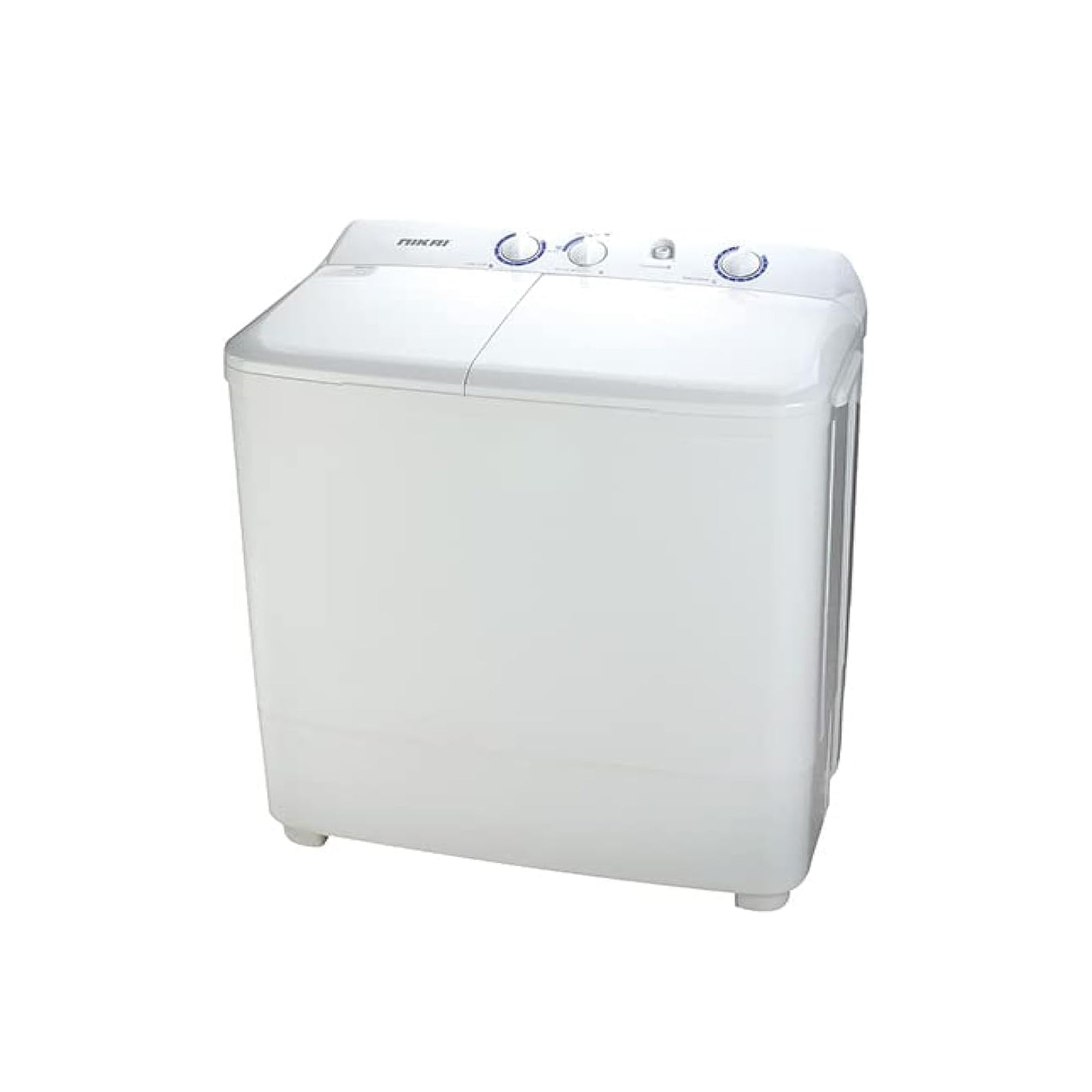 Nikai Twin Tub Washing Machine 7KG – Semi Automatic Quick Wash Auto Ba ...