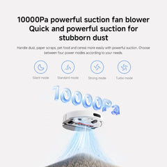 Xiaomi Robot Vacuum H40 10000Pa LDS Navigation Smart Mapping Auto Dust Emptying Voice Control