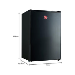 Hoover 92L Single Door Compact Refrigerator with Freezer Compartment HSD-K92-B