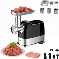 Star Track Meat Grinder 1300W Lock Power Copper Motor Stainless Steel Body ST-BID-MG1300